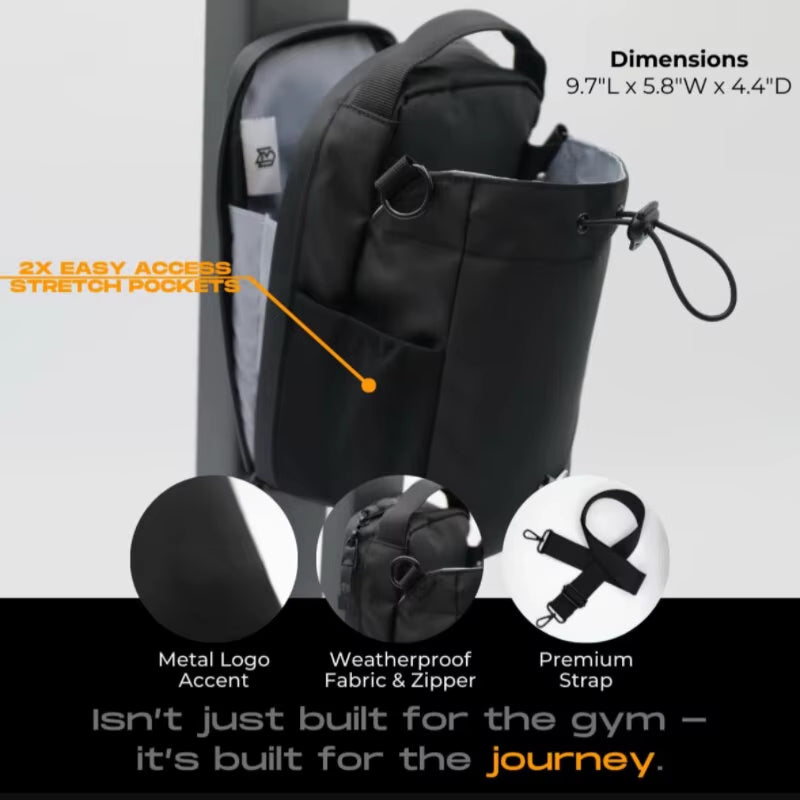 2025 New Magnetic Water Bottle Pouch Bag Gym-Specific Water Cup Holder with Strong Magnet for Outdoor Sports Cup Holder Bag